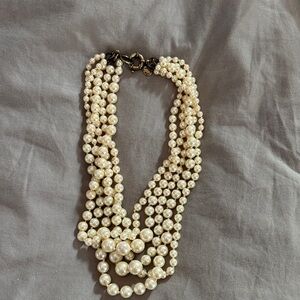 J. Crew Cream Pearl Necklace